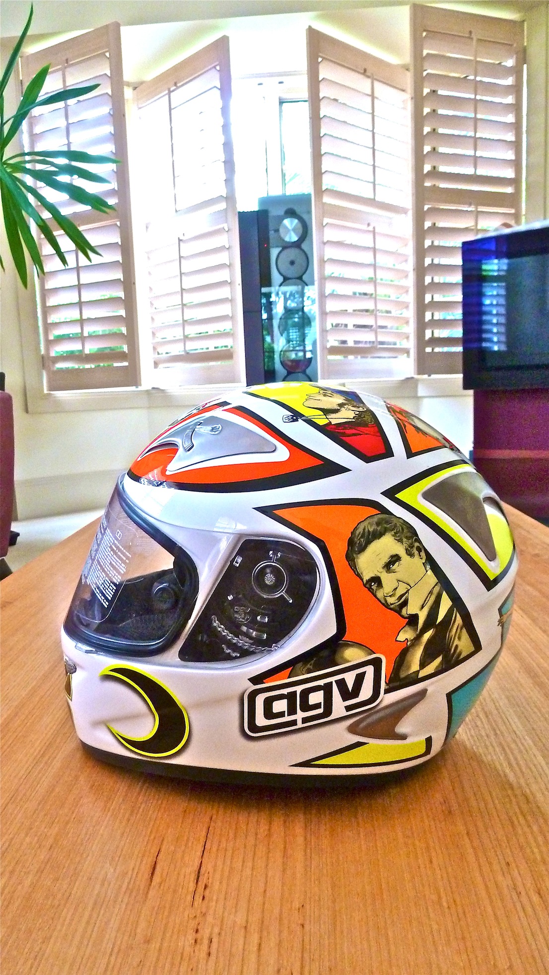 AGV Valentino Rossi’s Mugello 2006 Helmet by Milo Manara (New 