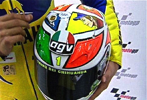 AGV Valentino Rossi’s Mugello 2006 Helmet by Milo Manara (New 