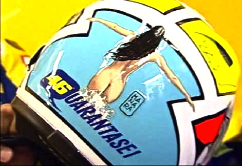 AGV Valentino Rossi’s Mugello 2006 Helmet by Milo Manara (New 